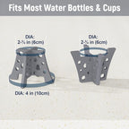 NiHome Silicone Water Bottle Drying Racks Set of 3 with Drip Tray,Cheese Style for Faster Drying,Bottle Dryer Racks Fit for Stanley YETI Cups Owala Sports Bottle Baby Bottle Thermoses Mugs