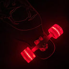 Clear Longboard Skateboard - Transparent Acrylic Long Boards with Light-Up LED Wheels for Smooth Rides - Ride The Streets in Style with Longboard Built for Beginners & Pros Alike