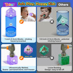 100PCS Large Magnetic Blocks-Build Mine Magnet World Ice Mine Sword Toddlers Toys for Kids Magnet Transparent Building Blocks Sensory Learning Toys for Boys and Girls Ages 3 4 5 6 7 8-12 Birthday Gift