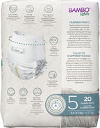 Bambo Nature Premium Training Pants (SIZES 4 TO 6 AVAILABLE), Size 5, 200 Count