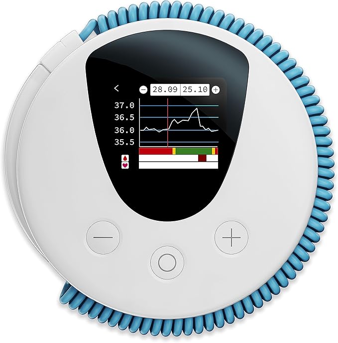 Fertility Monitor – Natural Hormone-Free Ovulation Monitor & Fertility Awareness Device – Accurate BBT Tracking & Ovulation Detection – Non-Invasive, App-Free & FDA Cleared