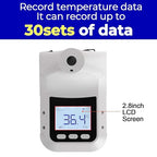 LETUSTO Wall-Mounted Infrared Temperature Reader, Non-Contact Instant LED Display with Alarm (with Stand)