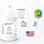GreenFist Foaming Hand Soap Refills Baby Powder Scent Jug Foam Refill Made in USA, 128 ounce (1 Gallon)
