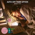 Babelio White Noise Sound Machine for Adults Kids Baby, Mini, 15 Non-looping Sounds, Timer, Memory Function, Easy to Pocket and Travel Pink