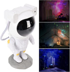 Astronaut Galaxy Projector Night Light, Star Projector Galaxy Night Light, Starry Nebula Ceiling Projection Lamp with Remote Control Timer and 360°Adjustable, Kids Adults Room Game Room Decor