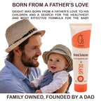 Oeight Mineral Sunscreen for Babies and Children, Baby Sunscreen Lotion Family Sun Protection with Mineral Shield Kids Dermatologist Recommended SPF for Natural UV Protection, Made in Israel