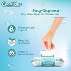 De-Chlorinated Pure Water Baby Wipes | Gentle Unscented Wipes for Sensitive Skin | 99.9% Pure Water Based | Alcohol-Free, Paraben-Free | Soft & Thick (60 Count (Pack of 3))