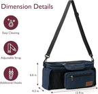 Momcozy Universal Stroller Organizer with Insulated Cup Holder Detachable Phone Bag & Shoulder Strap, Fits for Stroller like Uppababy, Baby Jogger, Britax, BOB, Umbrella and Pet Stroller