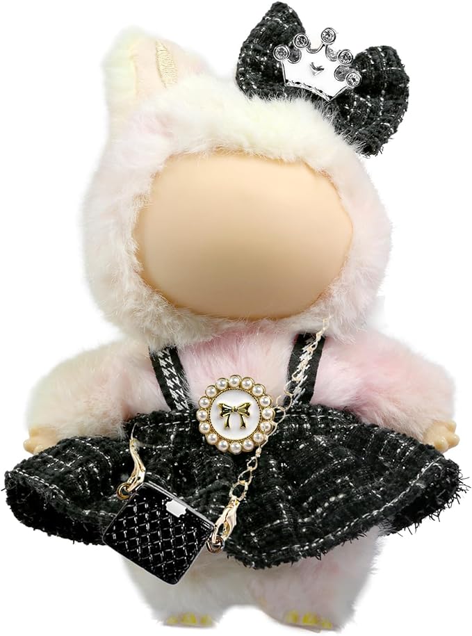 Clothes for LABUBU Doll (NO Doll),Outfit for LABUBU,Clothes Set for LABUBU Dress Up,Accessories for LABUBU