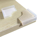 Food-Graded Silicone Clear Corner Protectors, Baby Proofing Table Edge Guards, Pre-Tapep Adhesive Soft for Kids Child Safety Proof, Cabinets Counter Furniture Bumpers (12, 1/5x4/5 in (Width))