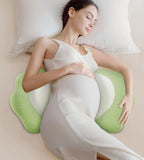 Pregnancy Pillows for Sleeping, Memory Foam Maternity Pillow Support for Back Belly HIPS, Adjustable Travel Wedge Pillow for Pregnant Women, Side Sleeping Pregnant Pillows with Velvet Cover