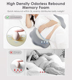 Pregnancy Pillows for Sleeping, Memory Foam Maternity Pillow Support for Back Belly HIPS, Adjustable Travel Wedge Pillow for Pregnant Women, Side Spleeping Pregnant Pillows with Cooling Pillowcase