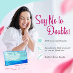 Clinical Guard 15 Pregnancy Tests Strips - Sensitive & Accurate Measurement Within 5 mins - Early Detection Pregnancy Test Strip - Easy to Use for Home Tests - HCG Test Strip Kit