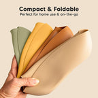 KeaBabies 2-Pack Silicone Baby Bibs for Eating - Sturdy Food-Grade Silicone Bibs for Babies Girl, Boy, Large Food Catcher, Clean & Put On Easily, Waterproof Toddler Feeding Essentials (Forest)