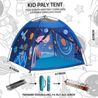 Space World Play Tent Galaxy Dome Playhouse for Boys and Girls Imaginative Play-Astronaut Space for Kids Indoor and Outdoor Fun, Perfect Kid’s Gift- 47" x 47" x 43"