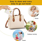 Portable Baby Bottle Brush Set - 7 in 1 Baby Bottle Cleaner Kit, Baby Travel Essential Bottle Washing Kit with Silicone Bottle Brush, Nipple Brush, Straw Brush, Drying Rack for Home and Travel (Green)