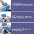 Mambo Baby Floats with Canopy &Tail, Non-Inflatable Baby Swim Float for Pool Add Tail Avoid Flip Swim Trainer Infant Floats for Toddler Boys Girls(B53039WI0009-BB09)