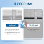 Baby Play Mat for Floor Tummy Time Mat Nursery Rug Muscle Mat Area Rug Playroom Rug Tatami Mat 6'7"x5'11" Memory Foam 1.3" Thick Crawling Mat for Babies,Toddlers, Infants, Kids(Light Gray)