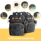 Diaper Bag Backpack, Large Diaper Bag, Multifunctional Diaper Bag