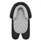 Pro Goleem Car Seat Head Support Infant, Soft Infant Car Seat Insert, 2 in 1 Carseat Head Support for Newborn, Perfect for Car Seat, Stroller, Swing, Bouncer, Gray and Black