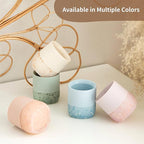 Moonkie Silicone Baby Cups 4 Months+ | Open Training Drinkware for Infants with Confetti Sprinkles | Baby-Led Weaning Essential | 2 oz (Ether/Mint, 2 Pack)