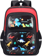 Toddler Backpack for Boys, 17 Inch Kids Dinosaur Backpack for Children Teens Waterproof School Travel Backpacks