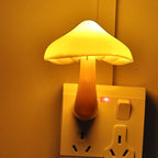 AUSAYE 5 Pack Sensor LED Night Lights Plug in Lamp Mushroom Light for Adults Kids NightLight Bedroom,Bathroom,Toilet,Hallway,Stairs,Kitchen,Basement Warm Yellow