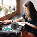 Conor White Noise Machine, Sleep Sound Machine - 24 High Fidelity Soothing Fan & White Noise Sounds, Timer & Memory Feature, Portable Office Privacy or Travel Sleep Therapy for Baby, Kids, Adults