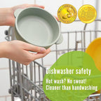 3 Pack Stainless Steel Toddler Suction Bowls for Baby Plates, 2-in-1 SUS304 Toddlers Bowl & Removable Silicone Suction Kids Bowl for Cereal | Snack | Anti-Scald Non-Toxic Suction Bowls