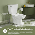 Simple Project Kids Toilet For Bathroom, Ceramic Baby Potty Training Toilet 10-Inch Rough-In Children Toilets For Daycares, Playgrounds, And Home Use - 10.5" Bowl Height