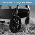 Mompush Baby Stroller, Convertible 2-in-1 with Bassinet Option, Infant Car Seat Compatible, Includes Adapter - Sturdy Full-Size Infant Stroller for Family Adventures