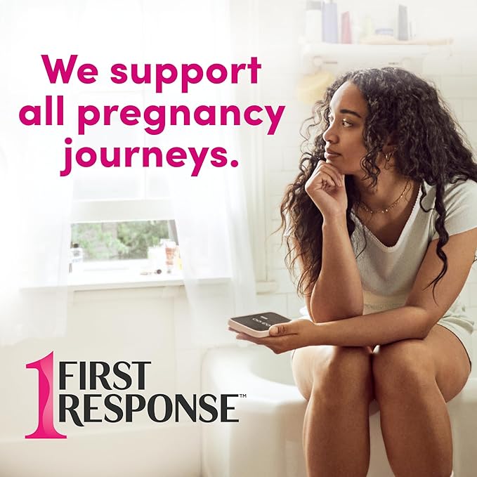 First Response Multi Check Quick & Simple Pregnancy Test Kit, 1 EasyCup Test with Built-in Pregnancy Test Strip, and 2 Rapid Result Pregnancy Tests, 1 Kit