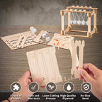 STEM Science Kits for Kids Ages 8-12 8-10, Wood Building Crafts Kits for Boys 6-8, STEM Toys for Boys Age 8-12 6 7 10 11 13 Years Old Gifts, Engineering Experiment Projects, 3D Wooden Puzzles 8-13