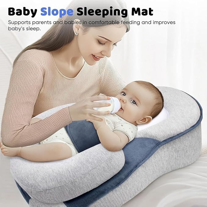 Baby Lounger Pillow for Infant Support Cushion Reflux Breastfeeding Pillow, Bottle Feeding, Tummy Time