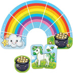 Orchard Toys Moose Games Rainbow Unicorns Game. Race Your Unicorns Over The Rainbow to a Pot of Gold in This Magical, Fun Color-Matching Game! Ages 3+ for 2-4 Players