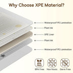 Foldable Baby Play Mat, PIGLOG Waterproof Playmats for Babies and Toddlers Kids, Safe Foam Playmat for Tummy Time, 50x50 Playpen Mat, Reversible Baby Floor Mat for Infant, Toddler, Vast Planet