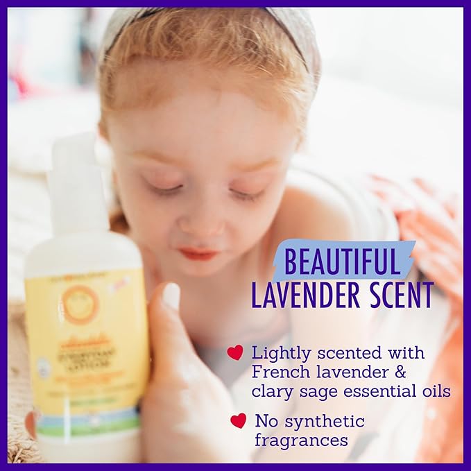 California Baby Calendula Lotion | 100% Plant-Based Moisturizer | Lavender Baby Lotion | Face Moisturizer For Dry Skin | Hypoallergenic | 8.5 oz.