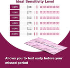 Easy@Home Pregnancy Test Strips Kit, 20 Pack Early Detection hCG Tests - Bulk Pregnancy Strips - Powered by Premom APP