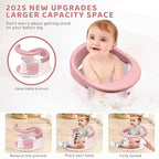 Baby Bath Seat, 2025 New Upgraded Infant/Toddler Sit Up Bathtub Seat for 6-12-24 Months, Great Shower Gifts for Newborn and New Mothers
