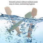 Baby Diaper Cream Spatula - Baby Diaper Rash Cream Applicator for Butt Paste Diaper Cream - Newborn Essentials (gray, green, brown)