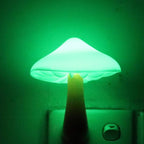 AUSAYE 4 Pack Plug in Night Light Sensor Light, Color Changing Mushroom Light LED Nightlights for Kids, Adults, Bedroom, Bathroom,Hallway, Stairs, Kitchen