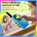 Walkie Talkies for Kids Toys for Boys Girls 4-6, 3 Miles Range Walkie Talkie to Camping, Outdoor 4 Year Old Girl Birthday Gifts for 3 4 5 6 7 Year Old Boy Girl Gifts Age 6-8 (Blue&Pink&Yellow)