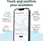 Inito Fertility Monitor & Hormone Tracker for Women | Estrogen, LH, PdG (Urine Metabolite of progesterone), FSH | Track and Confirm Ovulation | Includes 15 Strips (Compatible with iPhone 16)