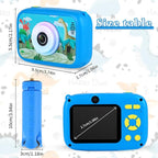 SUZIYO Camera for Kids with Tripod, Digital Video Camcorder 1080P 2.4 Inch HD,Best Birthday Christmas Electronic Toys Gifts for Childen Age 3 4 5 6 7 8 9 Years Old Boys with 32G SD Card, Blue