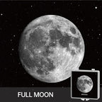 POCOCO Moon and Stars Series Galaxy Star Projector Night Light Discs: Realistic Galaxy Patterns, 5K Ultra HD, 96% Light Transmission, High Brightness - 6-Piece Pack (Projector Not Included)