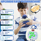 Upgraded Fast Push Game Popping Fidget Toys for Kids, Funny Toys with LED Screen for Kids 3-12, Birthday Gifts for Girls and Boys Bubble Stress,Handheld Puzzle Game Sensory Toys (Astronaut)