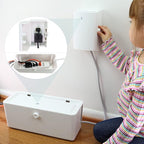Power Strip Cover and Outlet Cover Box - Effectively Baby Proofs Power Strip on Floor or Wall, Protects Small Hands & Fingers, Cover Box and Outlet Cover Box