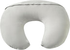 Nursing Pillow, Plus Size Breastfeeding Pillow Original Support for Baby Boys Girls Breastfeeding Essentials, with Removable Soft Cotton Cover (Grey, Standard (23.62 * 18.11 * 5.91 Inches))
