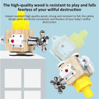 Busy Activity Cube, Fidget Cube Stress Cube, Portable Anti-Stress Toy Activity Board, Montessori Toy for Toddlers, Educational Toy for Children 36 Months +