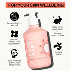 Pacifica Glow Baby Brightening Body Wash – Vitamin C & AHA Exfoliating Body Wash for Glowing Skin, Moisturizing Daily Shower Gel for Dull Dry Skin, Niacinamide & Kakadu Plum, Vegan, 10 oz